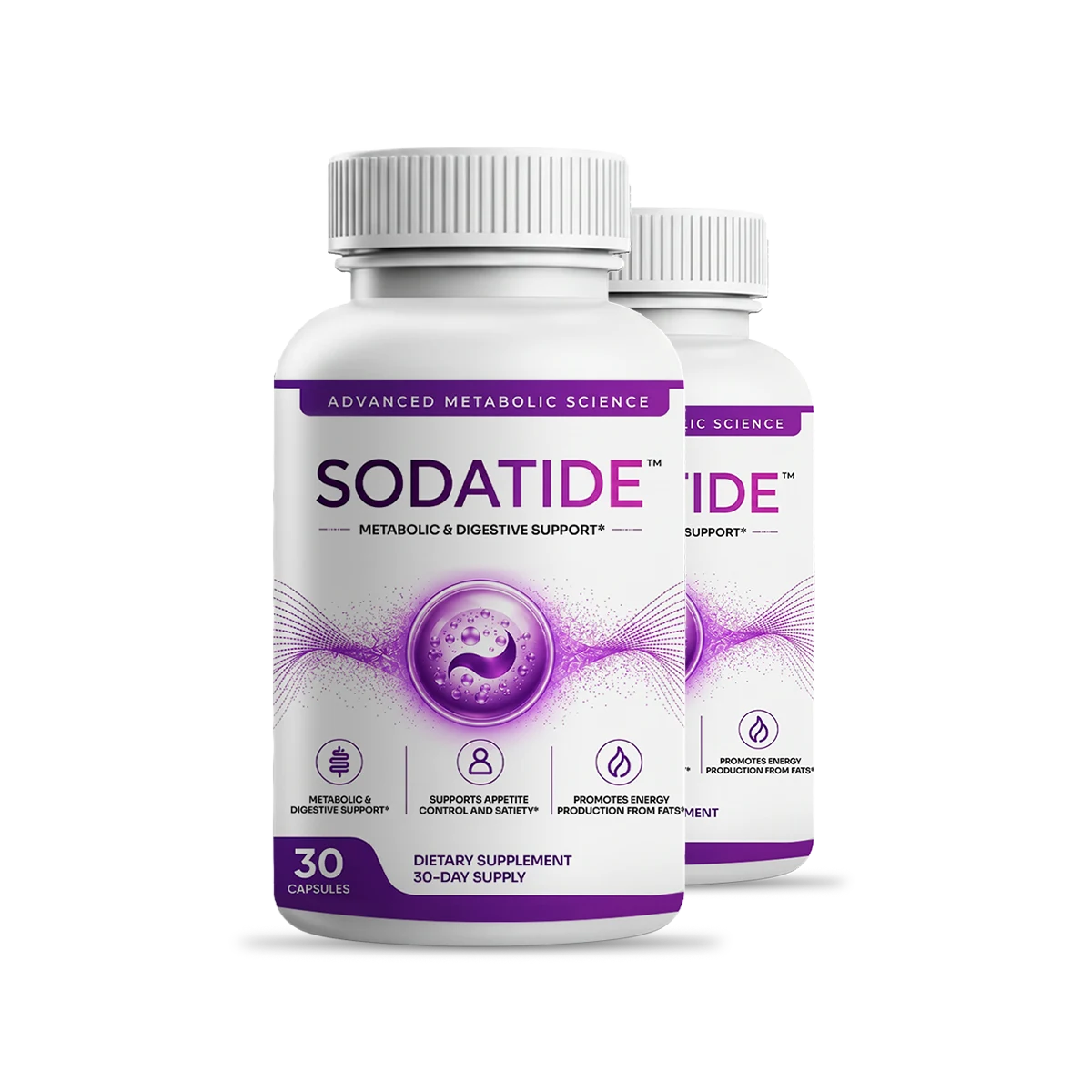Two bottles of Sodatide, 60 day supply